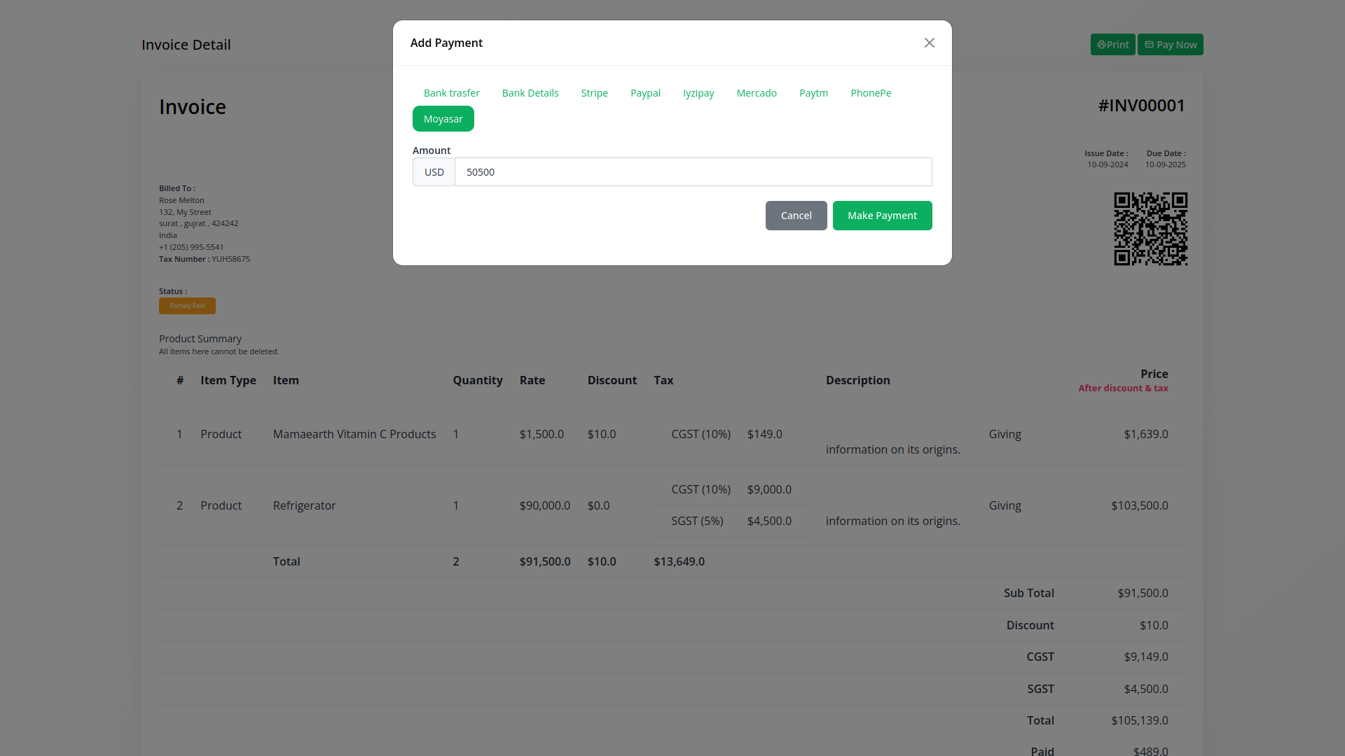 Improved customer experience with Moyasar integration